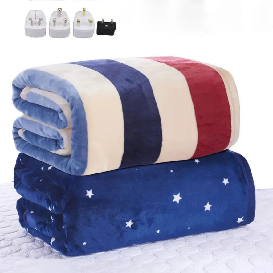 Электрическое одеяло 110-220 В, толще, одинарный электрический матрас, термостат, электрическое одеяло, защитное электрическое нагревательное одеяло, теплое электрическое одеяло 231212