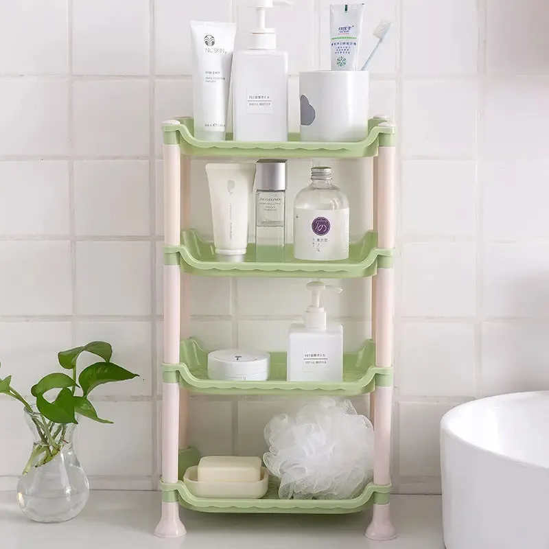 Portavasi Scaffale da bagno Scaffale da 3/4 livelli Cucina di grande capacità Soggiorno Gap Storage Organizer per condimenti Shampoo Porta cosmetici 231212