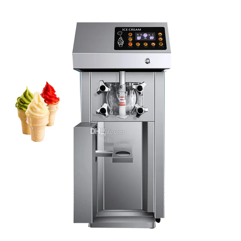 Machine à crème glacée molle commerciale 220V 110V, appareil de bureau pour fabriquer des cônes sucrés