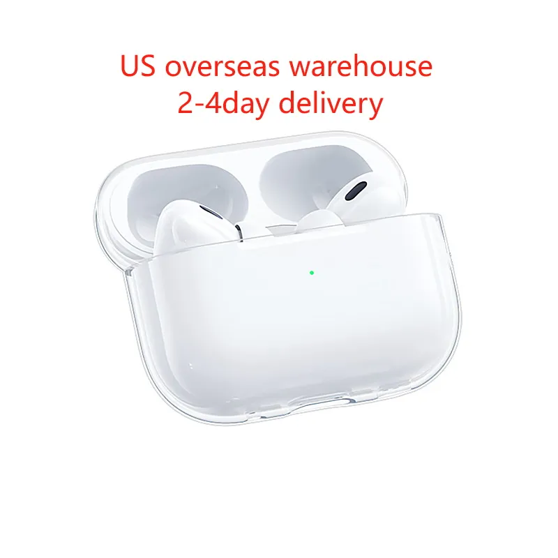 AirPods Pro 2 2nd AirPods için ABD Stock 3 Maksimum Kulaklık Airpod Kulaklık Aksesuarları Sağlam Silikon Kılıf Apple Kulaklık Kılıfı