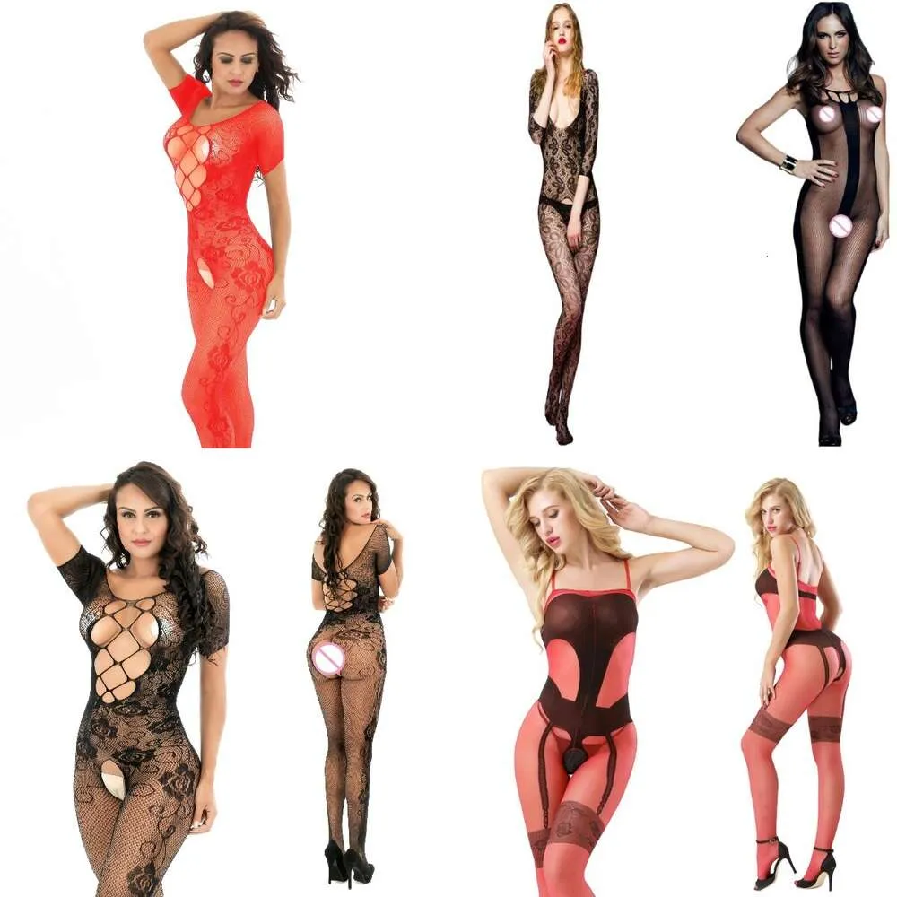 See Through Leotard Open Crotch Sex Catsuit Sexy Lingerie Mesh Transparent Sexi Women Jumpsuit Erotic Underwear Ladies Bodysuit sexy