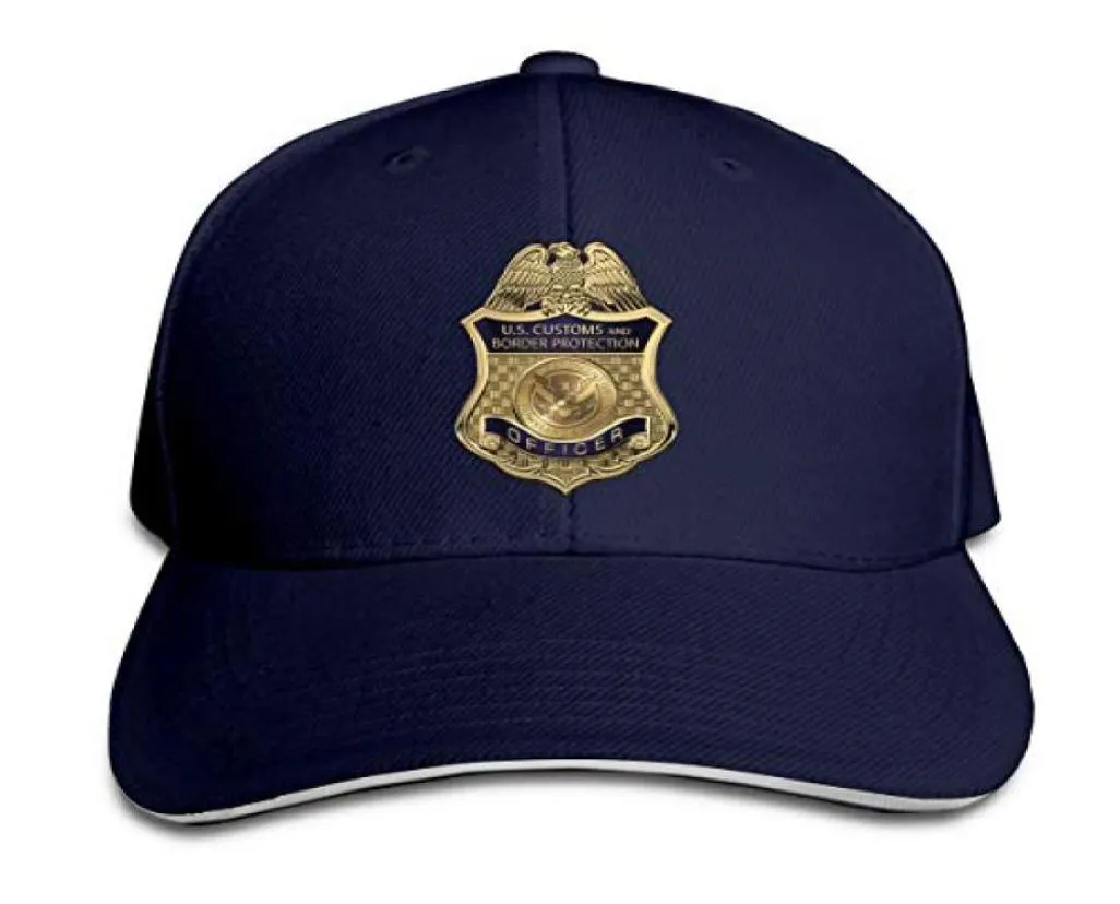 US Customs and Border Protection Baseball Cap ajusté PAPIED Sandwich chapeaux Unisexe Men Women Baseball Sports Outdoors Hiphop 4650709