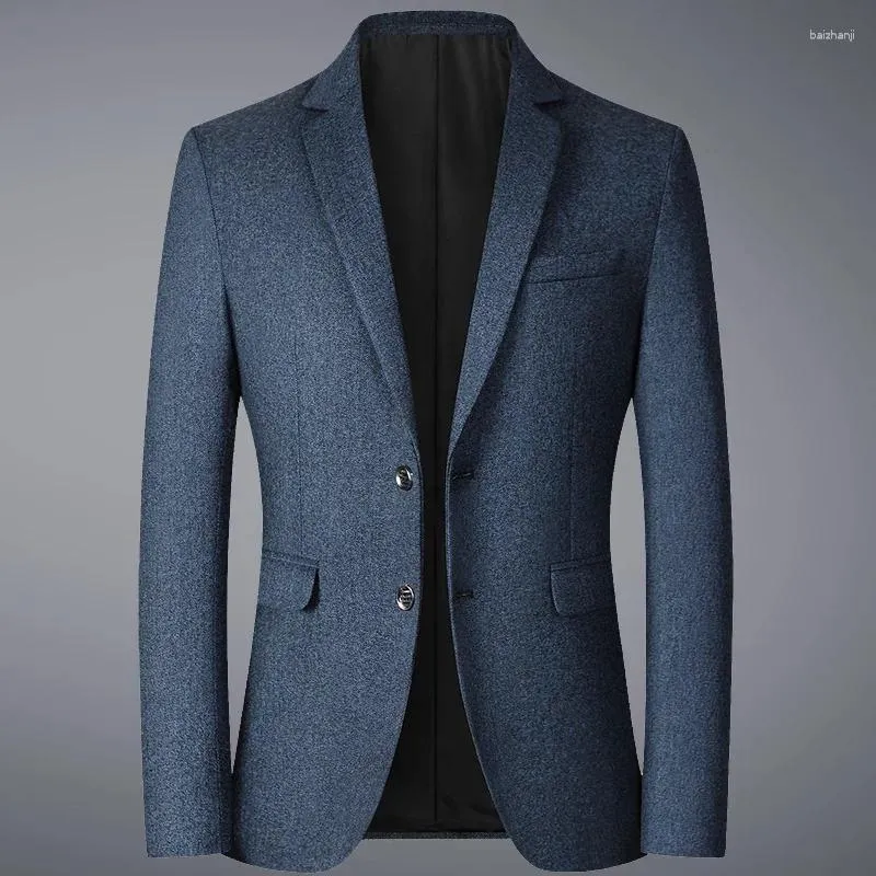 Trajes De Hombre De Alta Calidad Primavera Otono Hombres Blazer Abrigo Chaquetas Casuales Moda Color Solido Blazers Talla Grande 4 010 DHgate