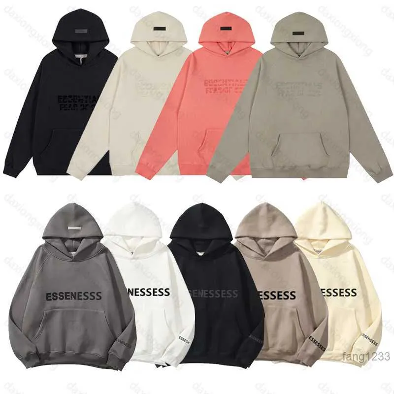 Hoodies Hoodies Sweatshirts Designer Mens Women Fashion Fashion Essentialsies Streetwear Clothing Essen Lovers Street Tracksuis Suit Suit Blacks to TV