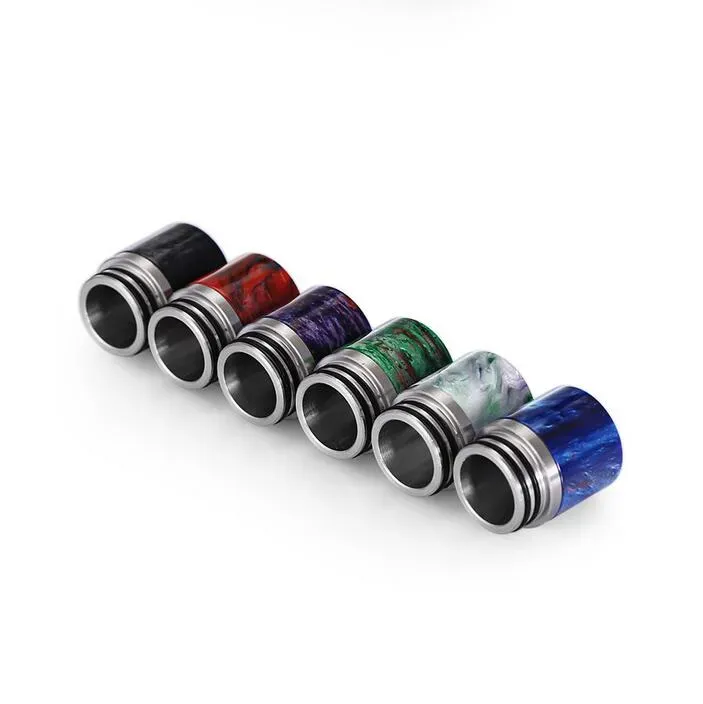 810 Stainless Steel + Resin Hybrid Material Drip Tips