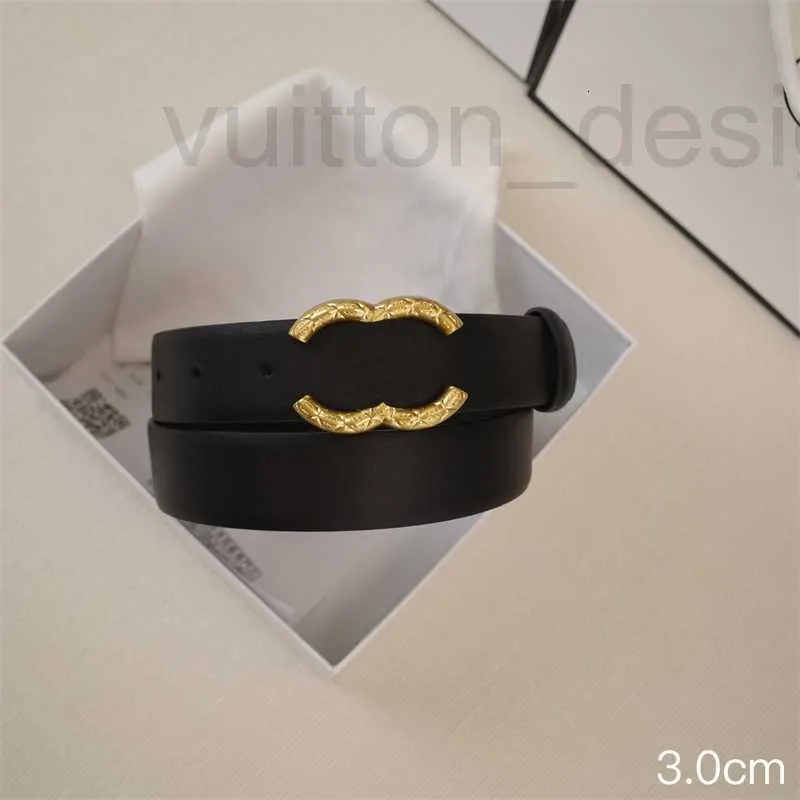 Belts Designer Brand Luxury Belt for Womens Gold Smooth Buckle Leather Women Waist Band Men Width 3.0cm Reversible Dark Gift Ceinture Box Optional RCPV