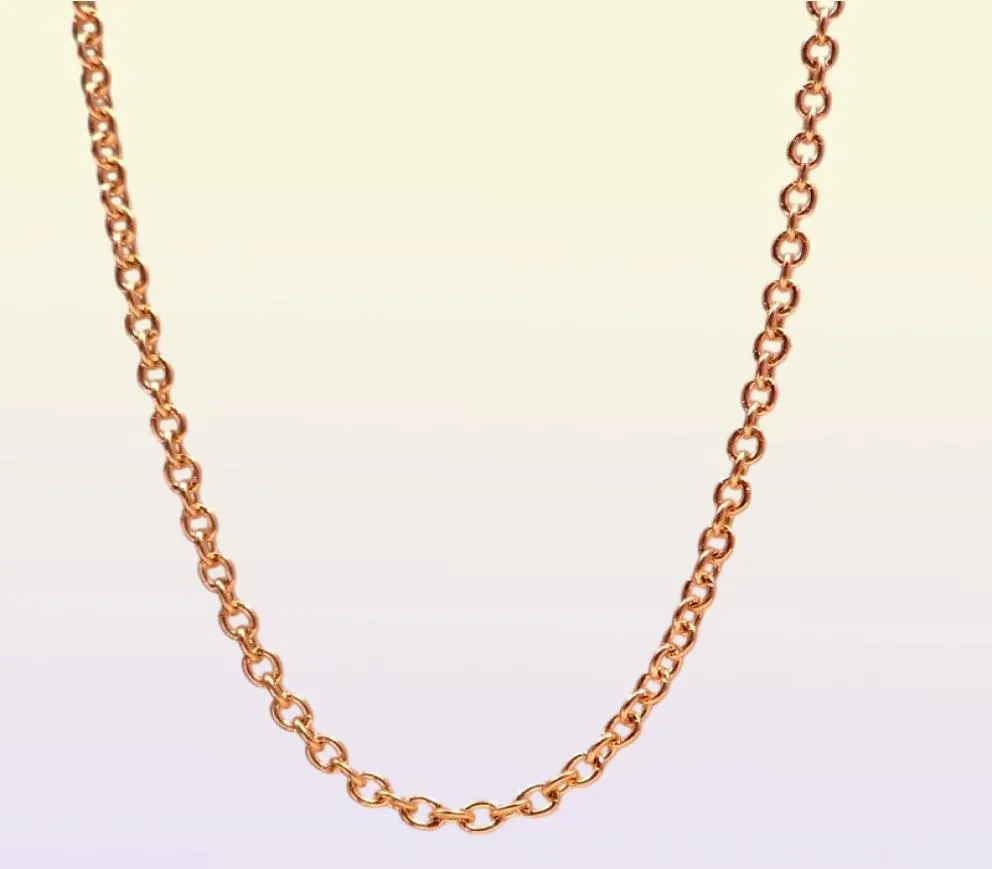 GNAYY 10Meter Lot in bulk Plated Gold Smooth Oval O Rolo Chain Stainless steel DIY jewlery Marking Chain 15MM2MM5147668