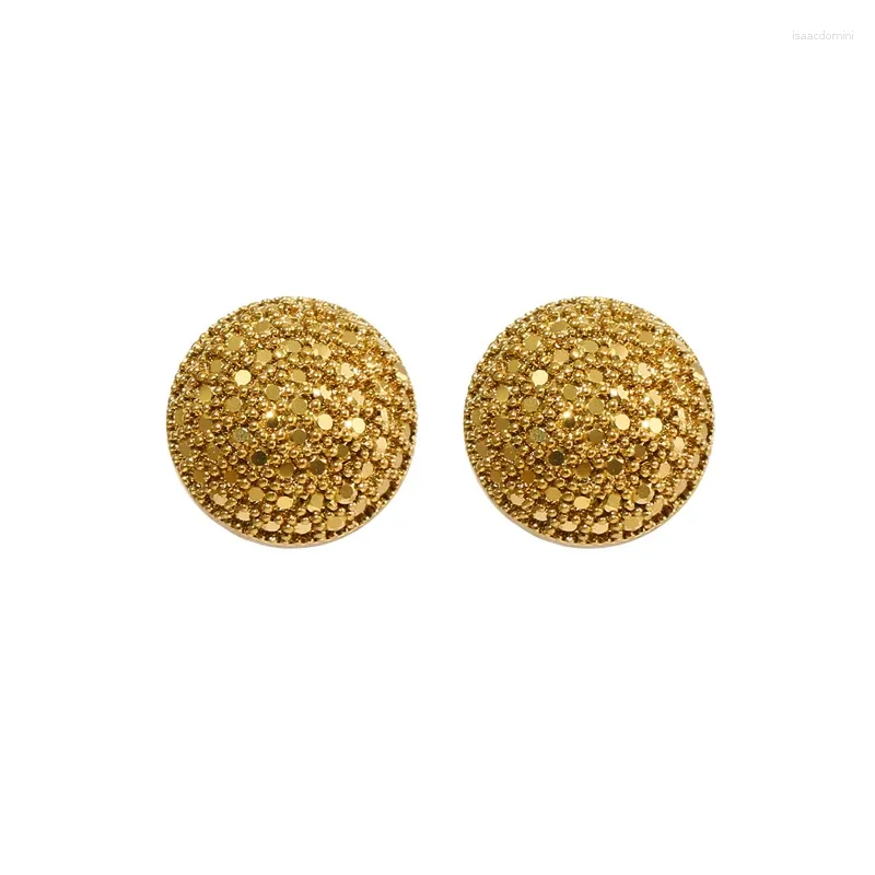 Stud Oorbellen Bettyue Klassieke Ronde Vorm Oorbel Goud Kleur Elegante Sieraden Voor Vrouwen Banket Mode Dress-Up Fancy Gift