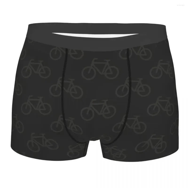 Caleçons gris foncé hommes Boxer slips vélo vélo respirant drôle haut qualité impression shorts cadeaux d'anniversaire