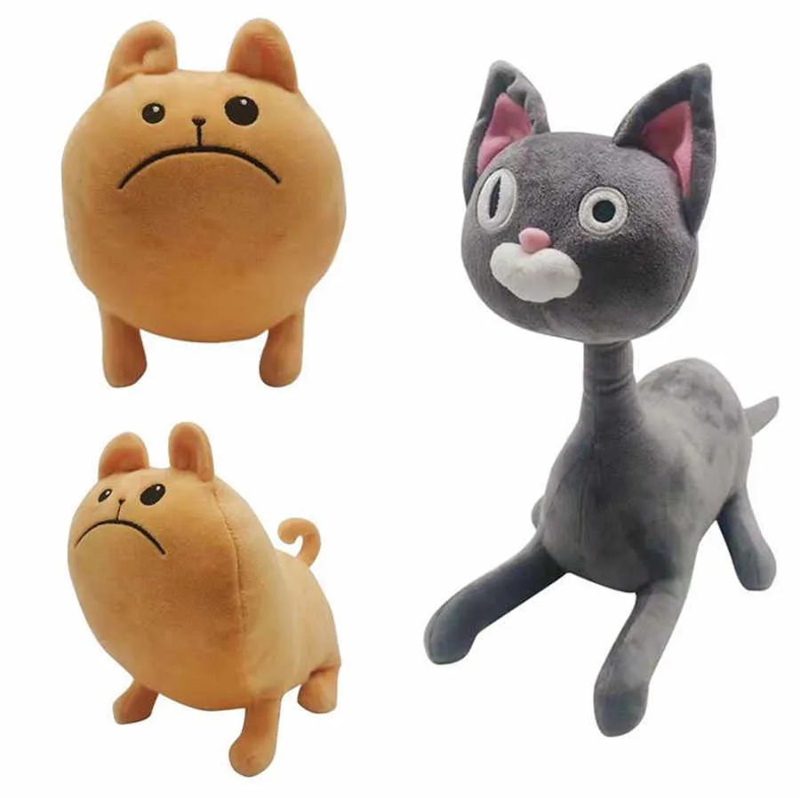Noodle en Bun pluche speelgoednoedels kat en gestoomde knuffelhond cartoon pop