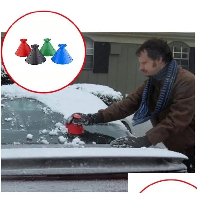Inne organizacja sprzątania śnieg magiczne okno przed szybą miotacz samochodu w kształcie szyszka w kształcie lejka sprzątanie sprzątania mtifunkcyjnego DH2MG