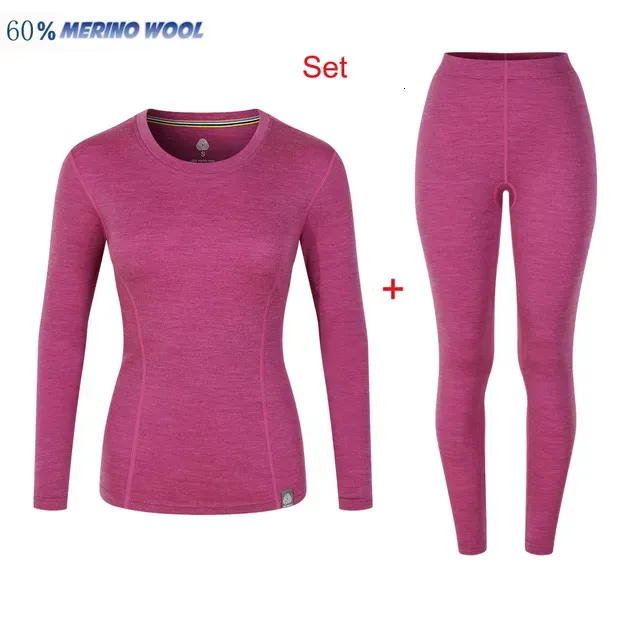 Merino Wool Thermal Base Layer Set For Women Warm, Anti Odor, Midweight Top  And Bottoms From Diao03, $54.36