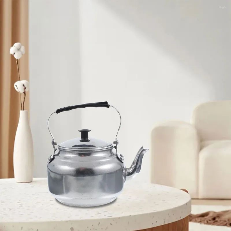 Ensembles de vaisselle Théière en métal Petite bouilloire Cuisinière Bouilloires pour cuisinière Eau bouillante Mini café