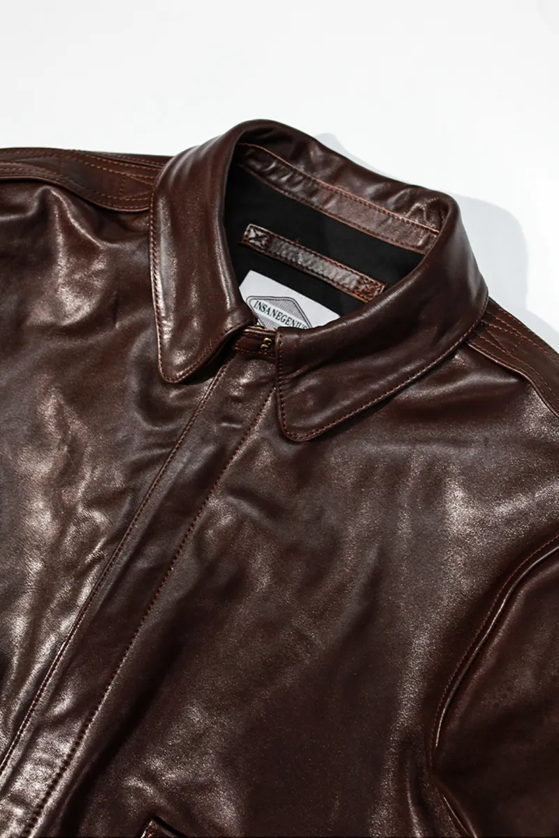 DHgate.com:Genuine Leather Horsehide Classic Rider A2 Mens Motorcycle ...