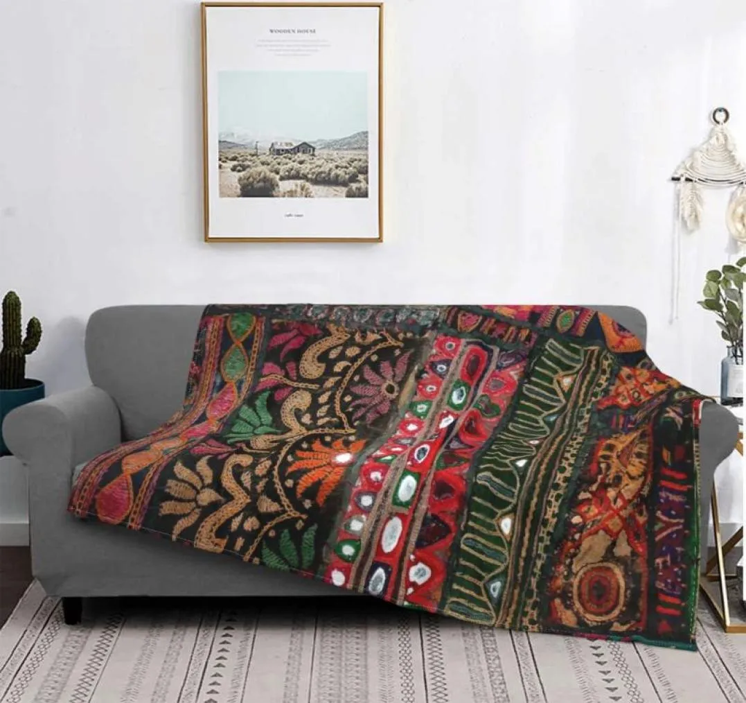 Coperte in stile marocco bohémian coperta flanella decorazione tessile multifunzione lancio leggero per il divano di divano letta