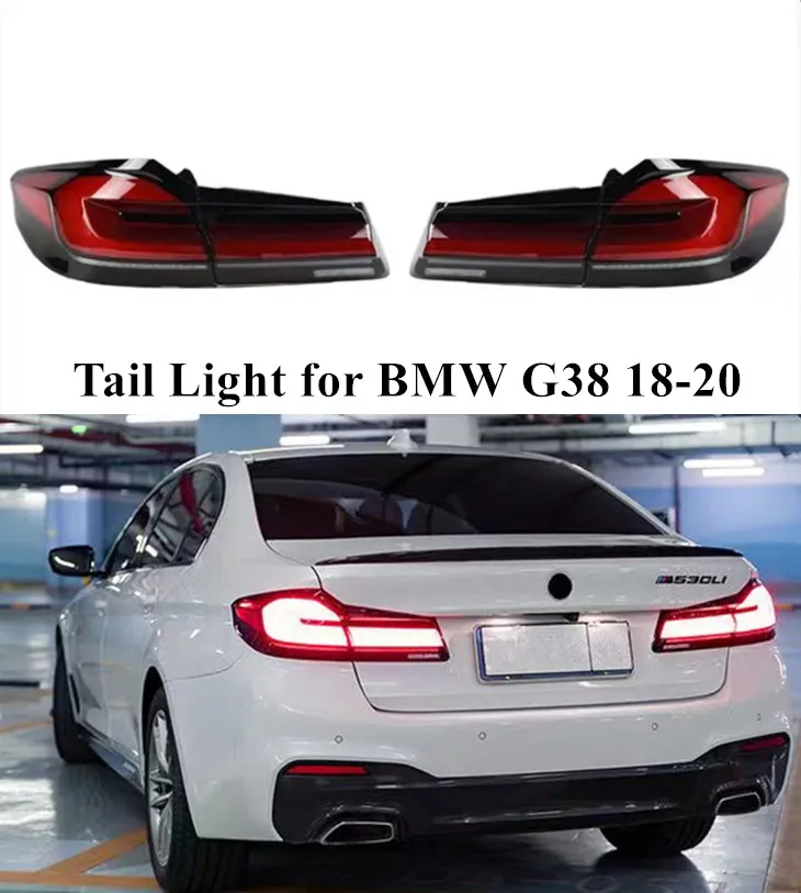 Fanale posteriore dinamico per indicatori di direzione per BMW G38 Fanale posteriore a LED 2018-2020 M5 G30 F90 Lampada freno posteriore