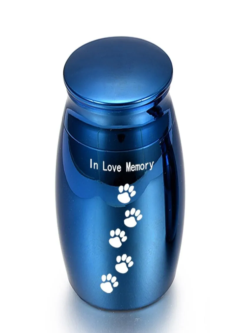 Urnas pequeñas de recuerdo de pata de mascota encantadora para cenizas, urnas de cremación para cenizas, cenizas conmemorativas en memoria de amor, mascotas 142x98mm8723736