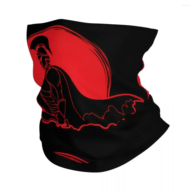 Bandanas Spartan Warrior Sparta Spirit Bandana Neck Gaiter For Ski Hunting Women Män Wrap Scarf Headband Warmer