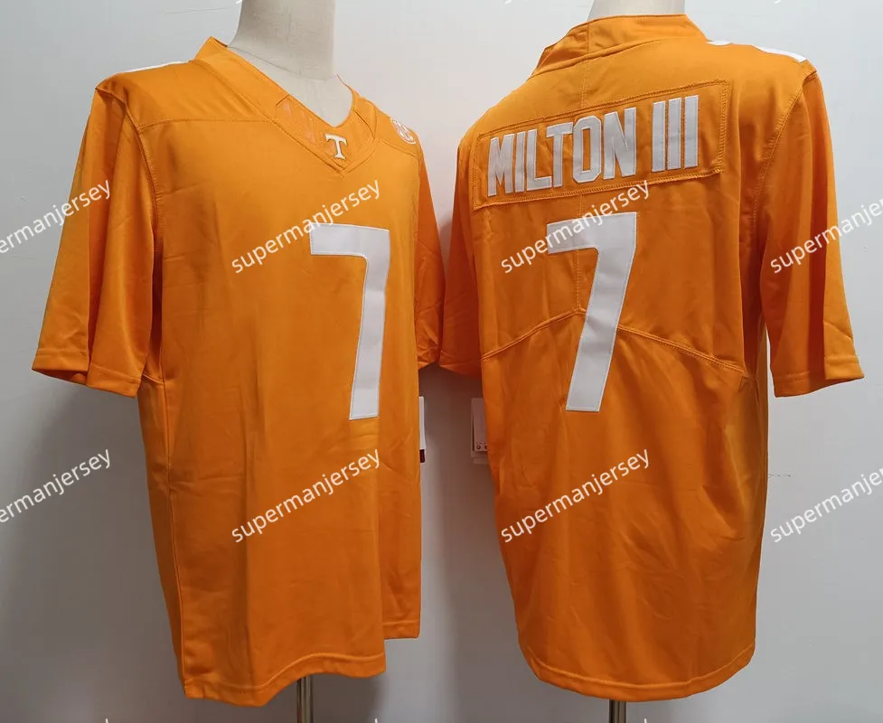 NCAA Tennessee Volunteers football jersey 5 Hendon Hooker jersey 11 Jalin Hyatt jersey 16 WALLEN jersey Manning stitched jersey 7 MILTON III Newest Style