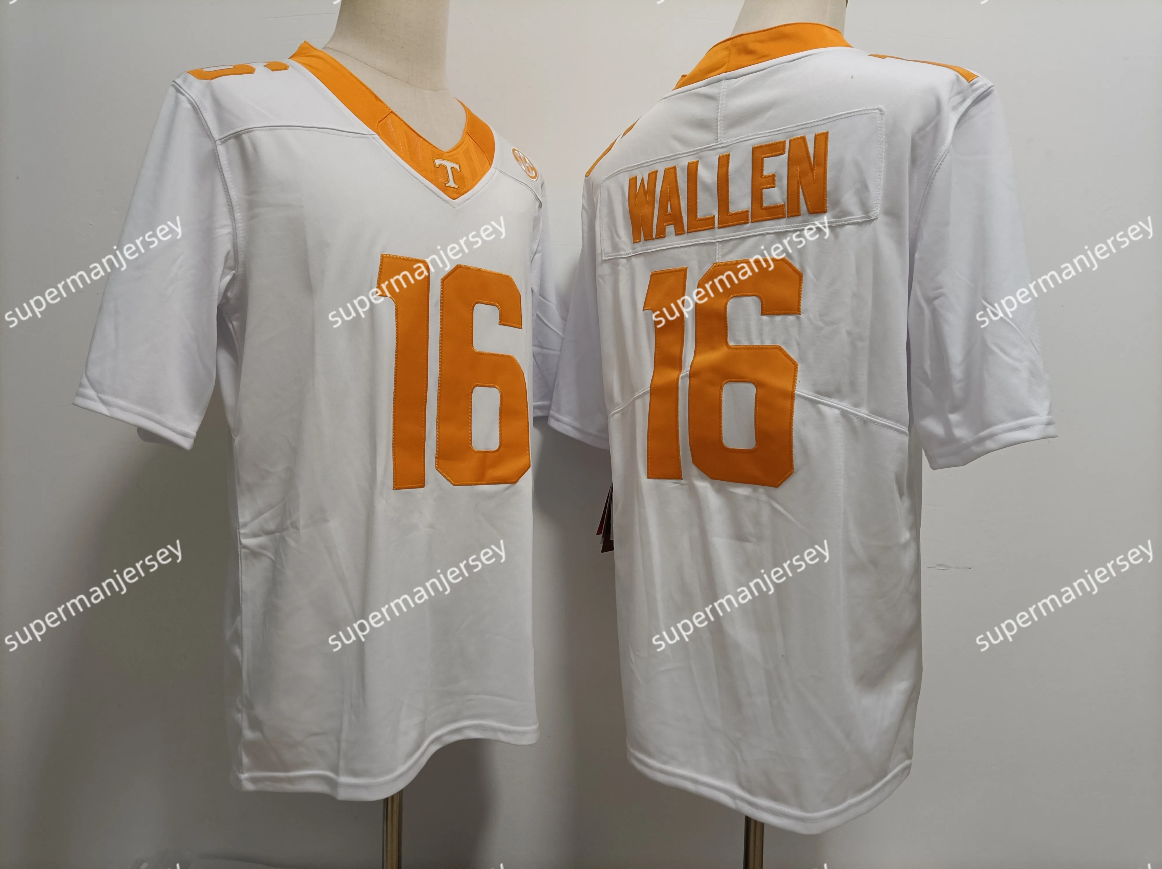 NCAA Tennessee Voluntee Jersey 5 Hendon Hooker Jersey 11 Jalin Hyatt Jersey 16 Wallen Jersey Manning zszyty koszulka 7 Milton III NOWOŚĆ