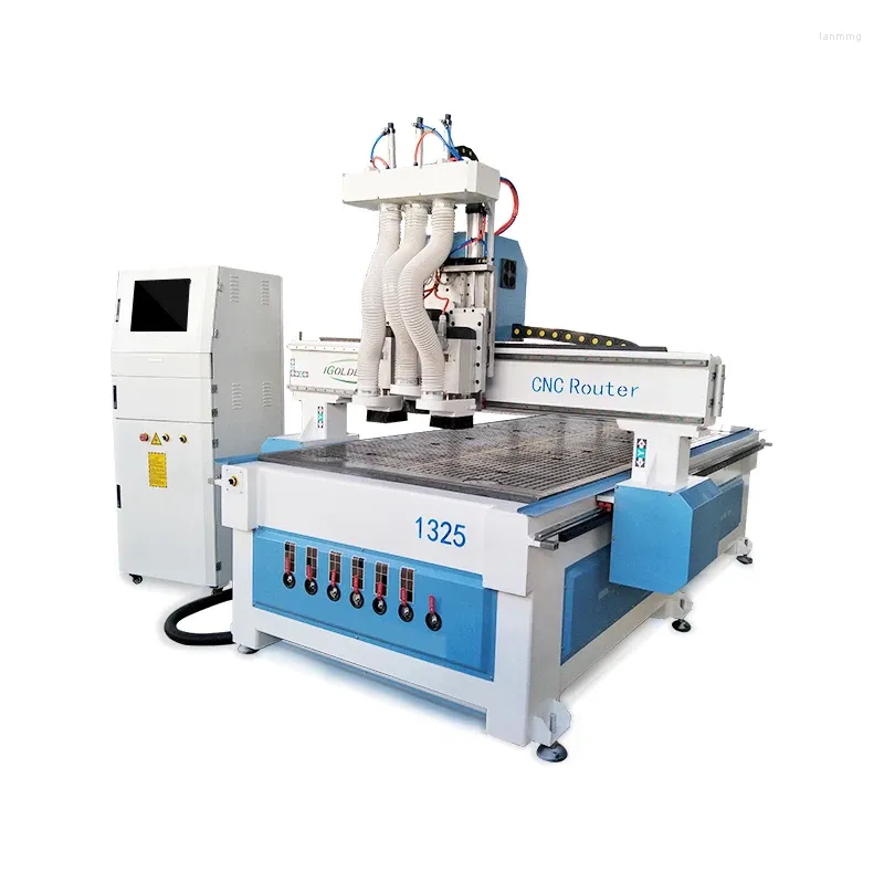 Wholesale CNC Router 1325 Three Spindle ATC For Woodworking With Balsa