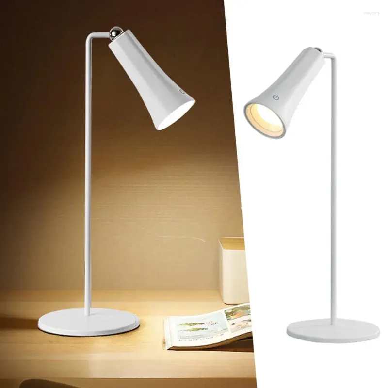 Tischlampen LED-Schreibtischlampe 3 Beleuchtungsmodi Dimmbar Augenschutz kabellos für Home Office Schlafzimmer Große Kapazität Rechargea O4X0