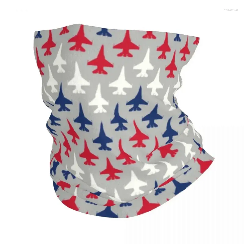 Bandanas patriotisk jet vinter pannband hals varmare män kvinnor skid camping rör halsduk fighter pilot flygplan ansikte bandana gång