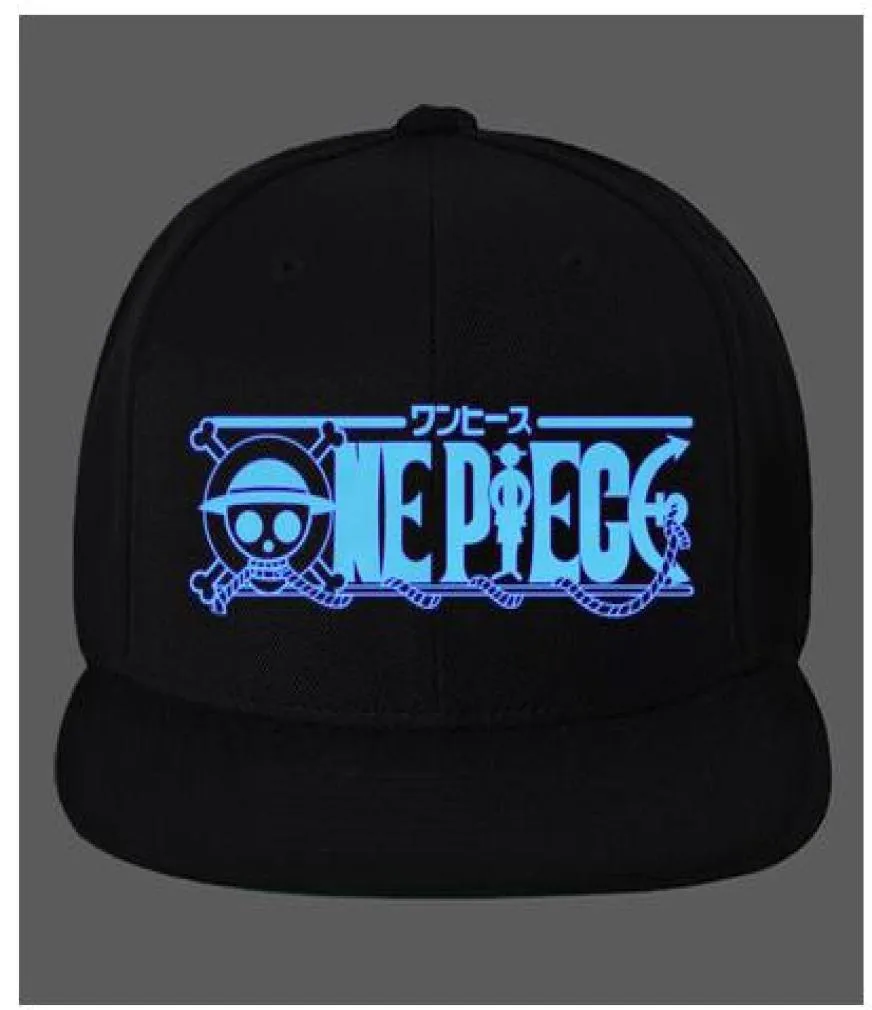 Boné de beisebol luminoso de uma peça MonkeyLuffy para homens e mulheres ajustável hip-hop snapback ha4178441