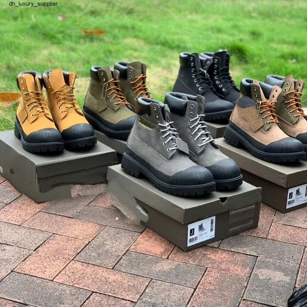 Mens wool lined leather boots top