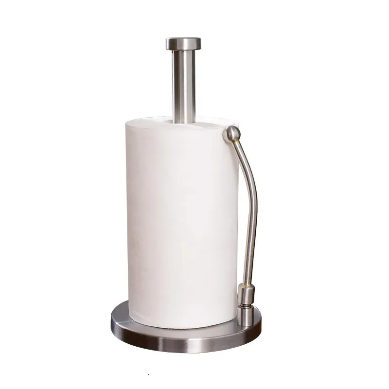 Suportes de papel higiênico desktop vertical suporte de papel guardanapos de cozinha suporte rack toalheiro dispensador de tecido banheiro wy81105 231212