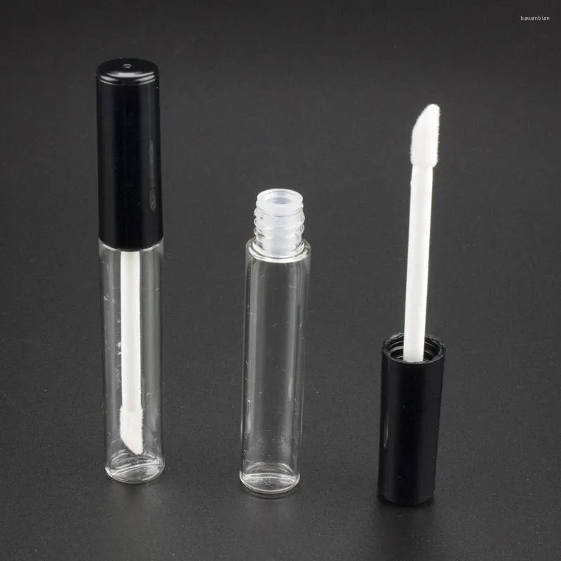 Storage Bottles 1000pcs Empty 3.5g Plastic Containers For Lip Gloss Clear Bottle With Brush