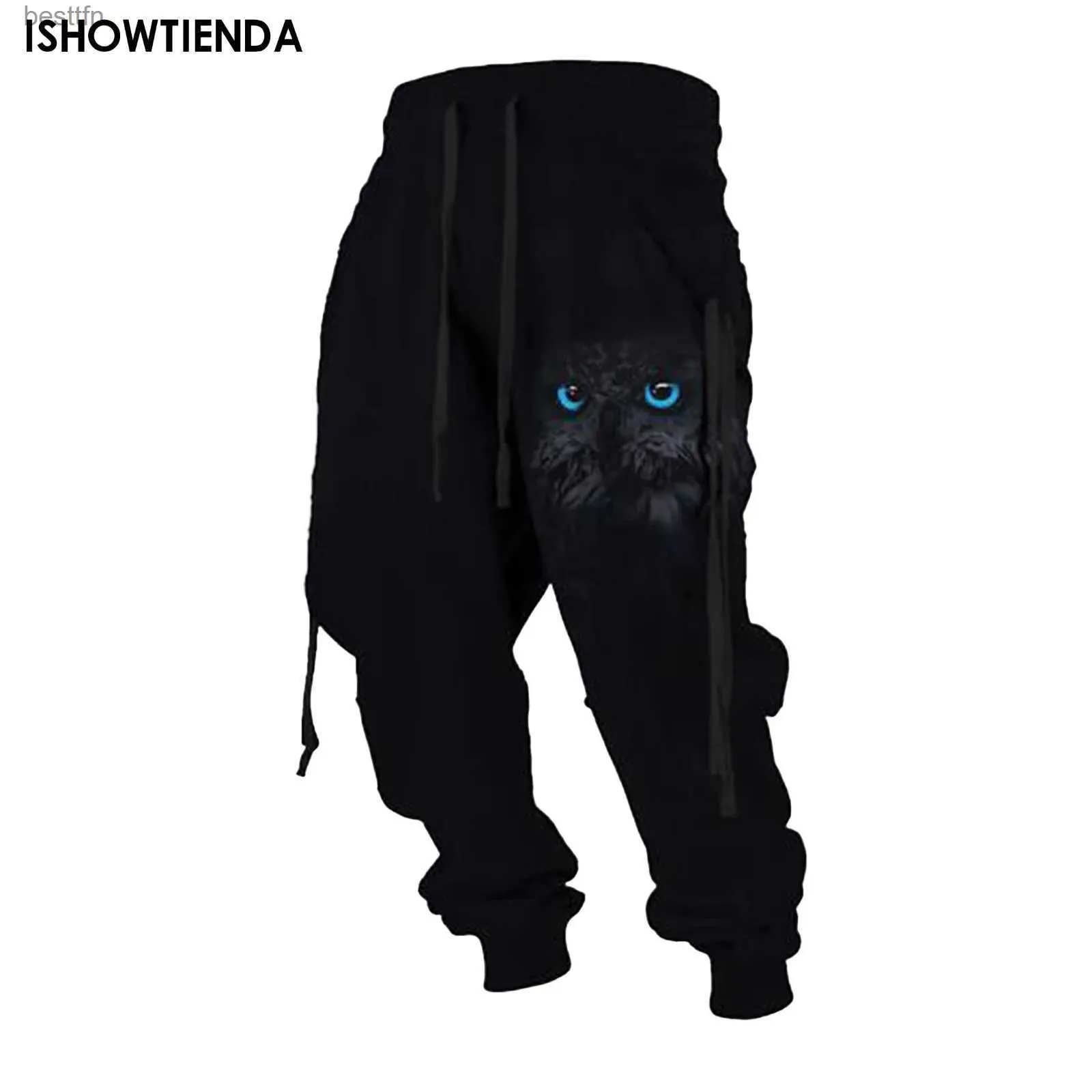 Calças masculinas moda chique impressão velo hip-hop moletom outono e inverno calças casuais jogging fitness rendas calças esportivas l231212
