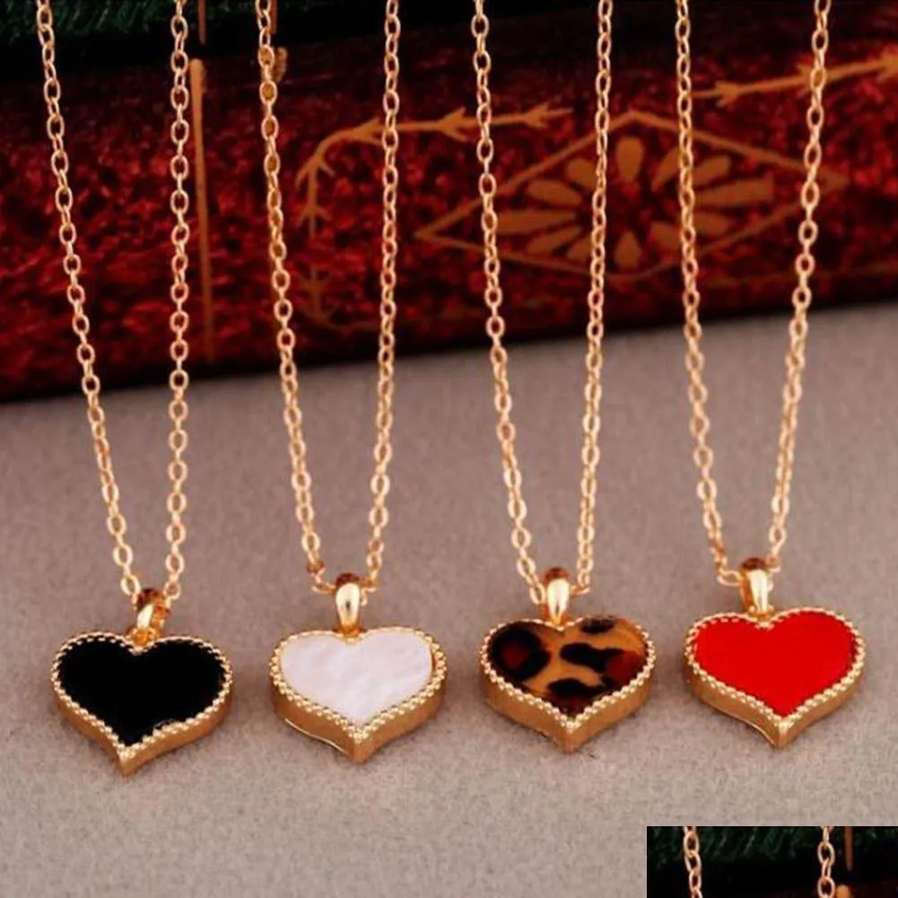 Pendant Necklaces Color Random Fashion Personality Love Short Necklace Korean Drop Delivery Jewelry Necklaces Pendants Dhjjg