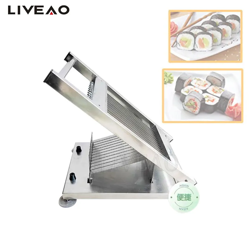 Sushi Roll Making Machine Vierkante Rijst Roll Maker Cutter Zeewier Rijst Bal Machine Sushi Snijmachine