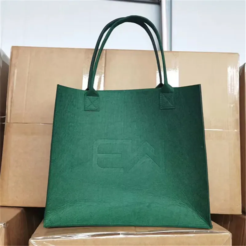 Torby wieczorowe 100pcs poczuj producenci torby rekreacyjnej Przenośna moda torebki torebki zakupowe TOTE 231212
