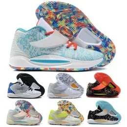 14 Men Kd Women Basketball Shoes 14s Sneakers Kevin Ts Lime Green Floral Ential Home Dream Psychedelic Zoom Trainer