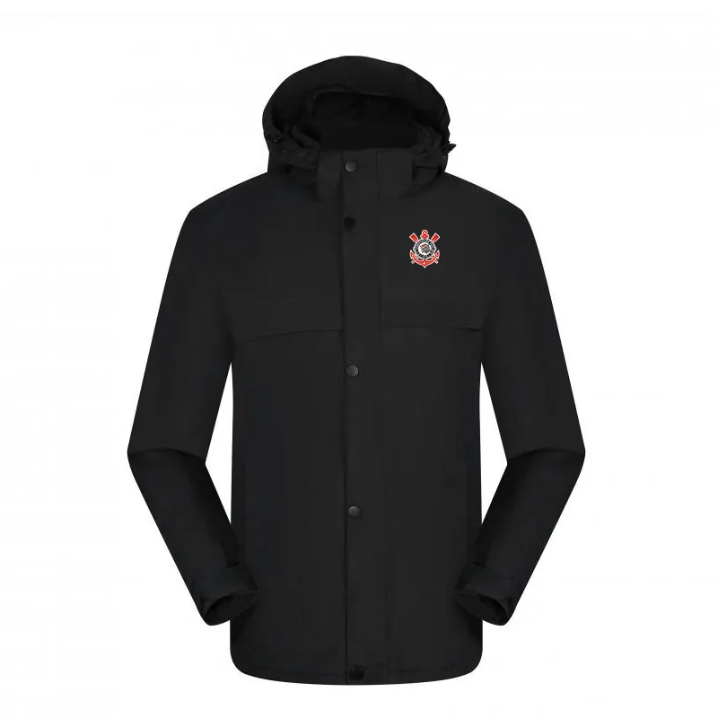 Sport Club Corinthians Paulista Veste pour Homme Veste de Voyage de Loisirs Veste d'alpinisme en Plein air imperméable Sports Chauds Sortie de Printemps Veste Hommes et Femmes