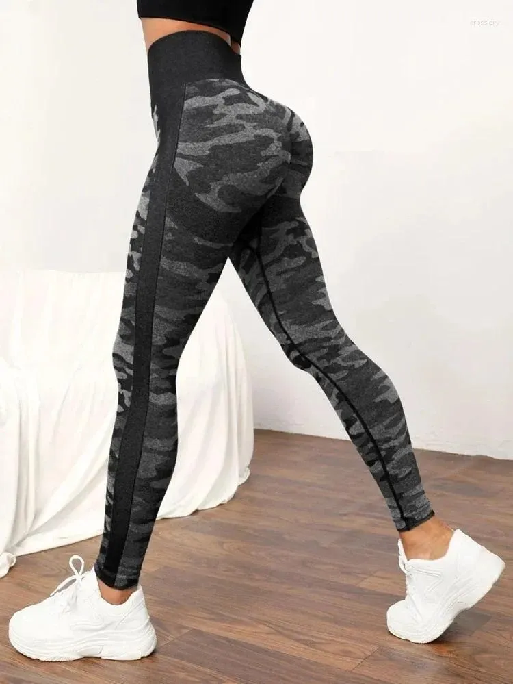 Legginsy dla kobiet Push Up Legging Booty Rajstopy Kobiety Wysokie talię bezproblemowe lampart do ćwiczeń siłowni