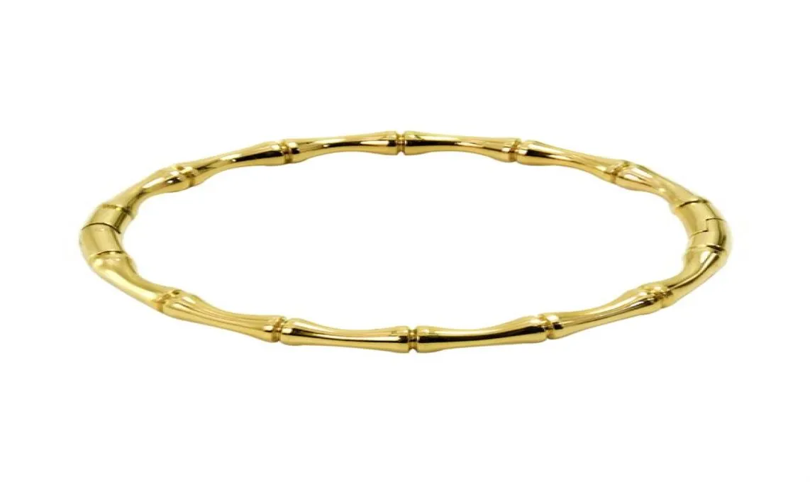 Women039s Roestvrij Stalen Armbanden Populaire Dubai Vrouwelijke Bamboe Armbanden Bedels Voor Afrikaanse Sieraden Kerstcadeau Vrouwelijke Weddin4287532