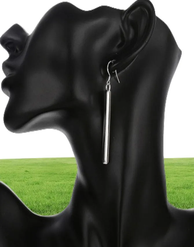 Romantische Ohrringe, versilbert, hängend, langes, gerades Streifenmuster, S925-Silber, neuartiger Design-Ohrring, Schmuck, Jahrestagsgeschenke, P1789926