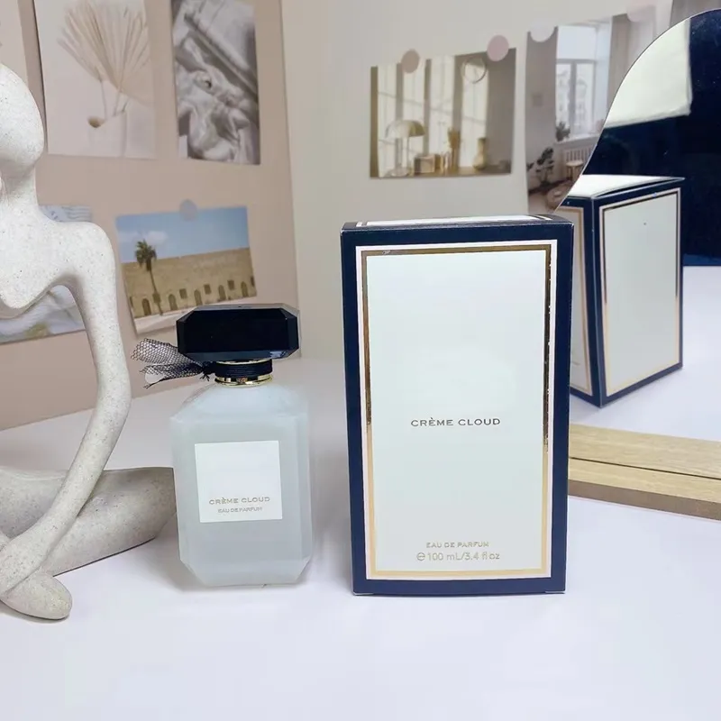 Designer Fragrance Creme Cloud Secret Tease parfym 100 ml Creme Cloud Sexig tjej Kvinnor doft långvarig vs Lady Parfum