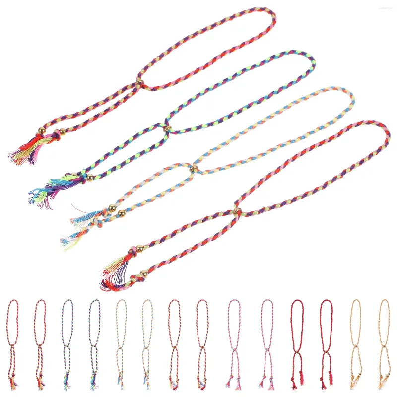 Charm-Armbänder, 28 Stück, Seil-Armband, Herren-Geschenk, Handschlaufe, Kordel, Kupferperlen, für Freund, Geschenke, Frauen