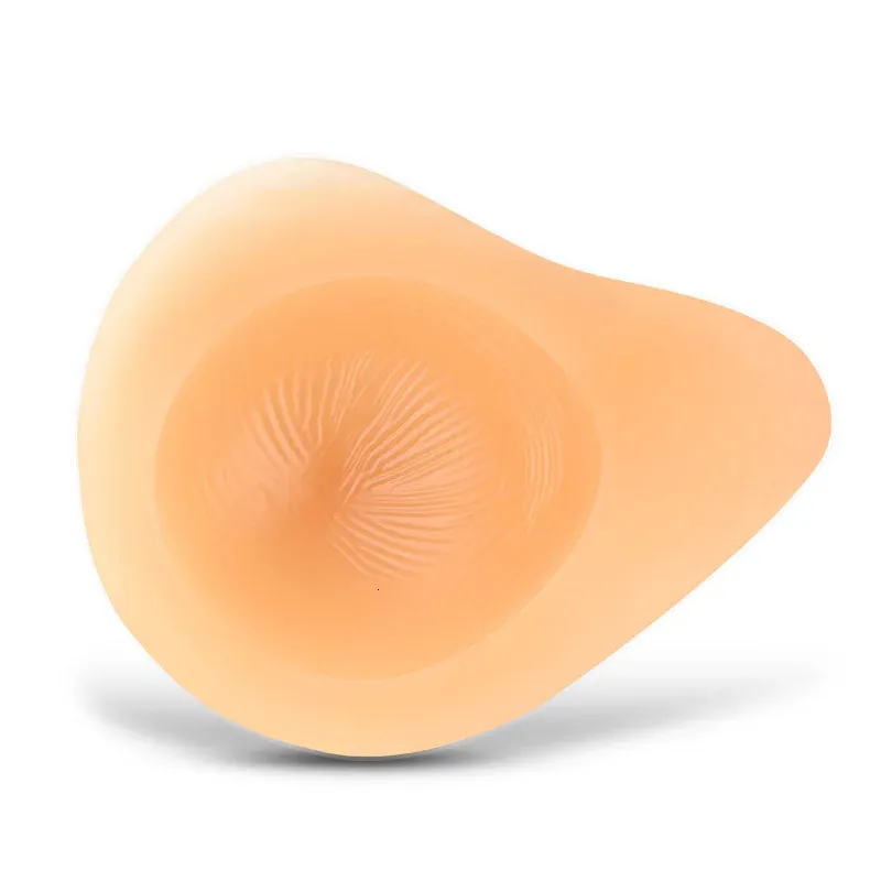 Silicone Breast Form Chest Mastectomy Sprial Shape Fake Breast