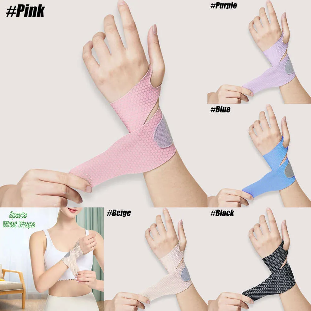New Sports Gloves 1PC Wrist Support Strap Ultra-thin Breathable Adjustable Wrist Strap Relieve Wrist Pain Sports Joint Protectors