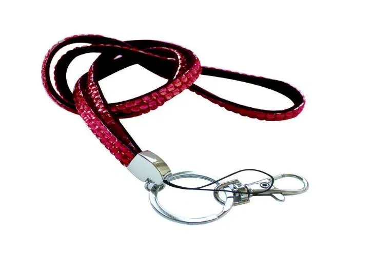 Candy Colors Rhinestone Neck Strap Crystal Lanyard With Metal Clip Multi Color Diamond Lanyard For Cell Phone ID Card