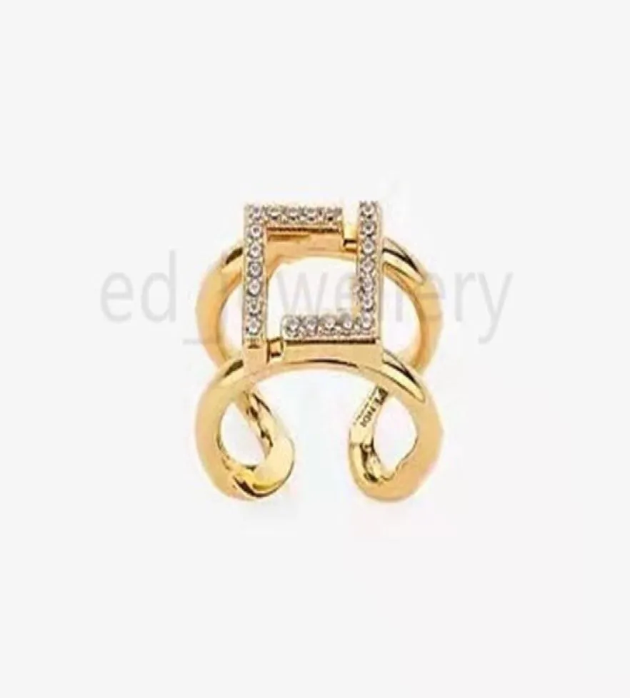 2022 Designerspiral Ring Women Midi Ring Classic Luxury Design Jewelry Women's Gold and Silver kommer aldrig att blekna 1.2357412337