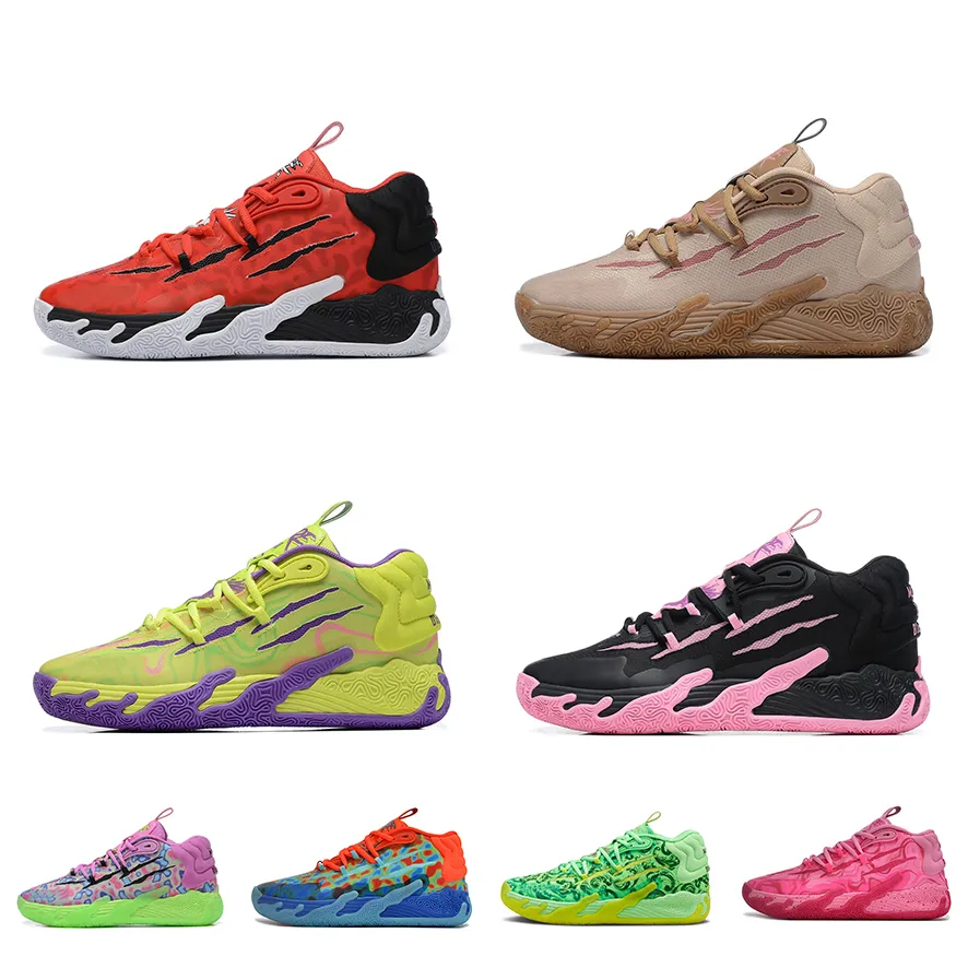Zapatillas De Baloncesto Para Hombre Lamelo Ball MB 3 3s MB.03 Tóxico