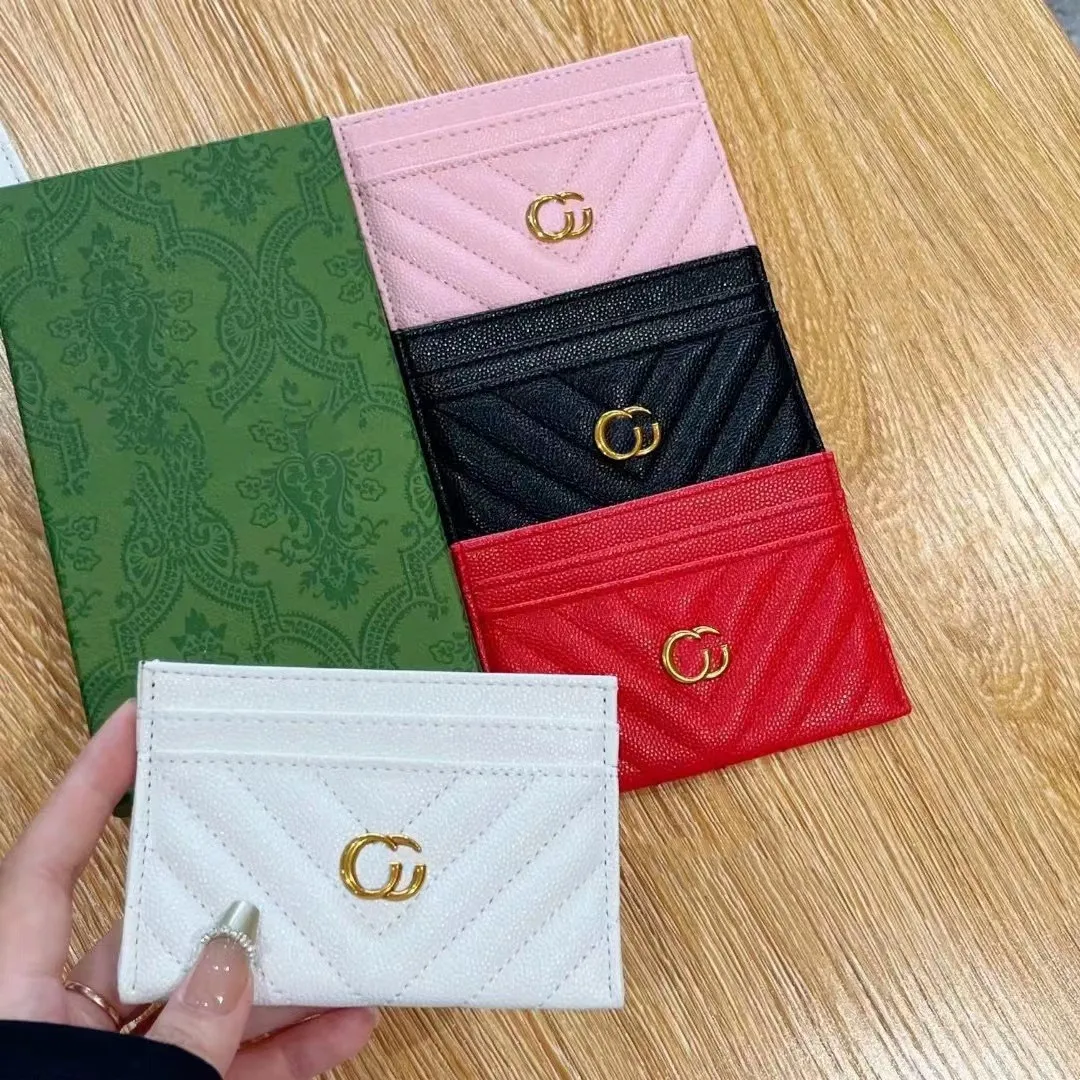 Domande da uomo Designer Portafoglio Designer Card Card Luxury Short Men Wallets Thopenthers Guine Lettere Gold Gold 5A