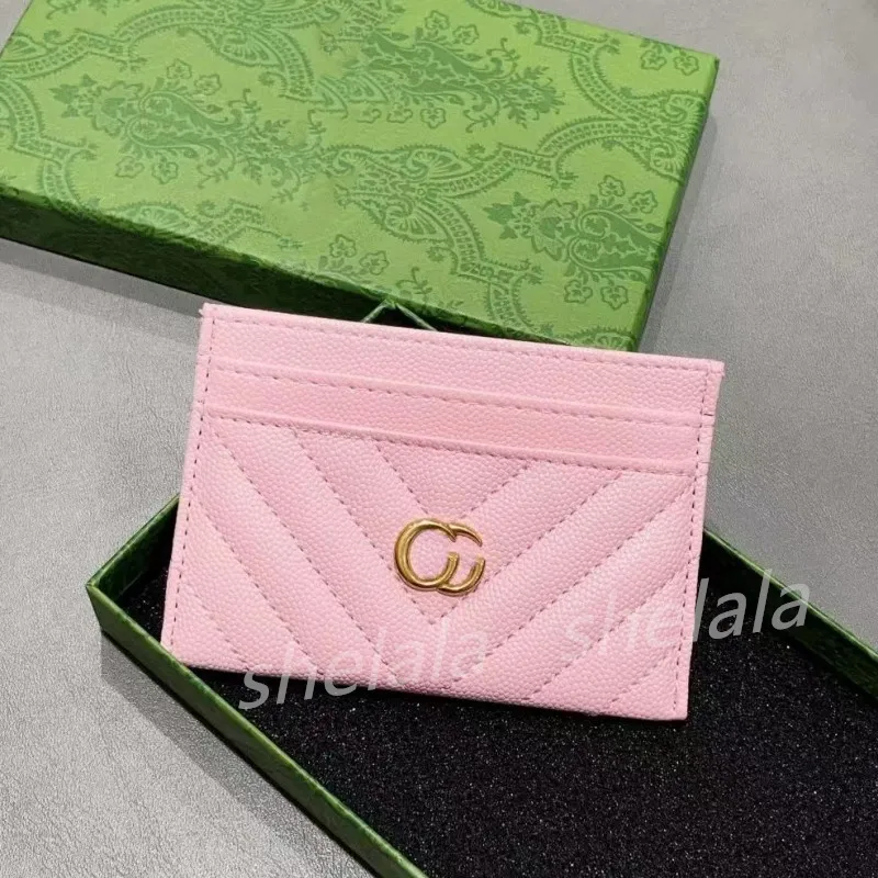 Woman Mens short wallets card holder designer wallet mini wallets men holders fashion clutch handbag Gold Letters Leather 5A