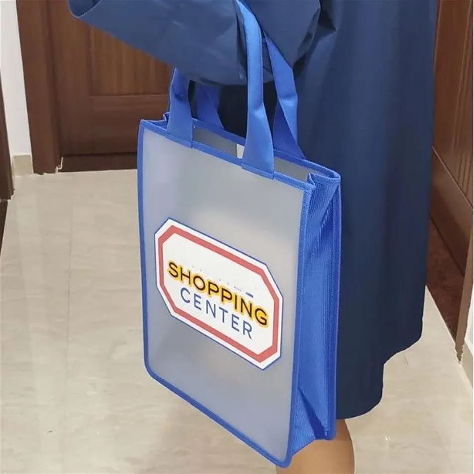 Nowy klasyczny wodoodporny styl vintage zakupy plastikowy Wzór modowy torba na plażę Kobiety do mycia torby kosmetyczne Makijaż Makijaż 232q